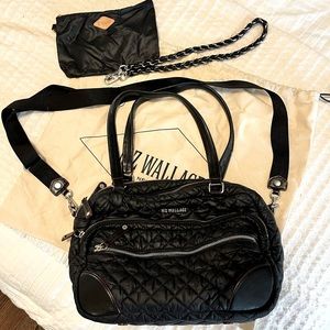 MZ Wallace Black Medium Crosby Bag